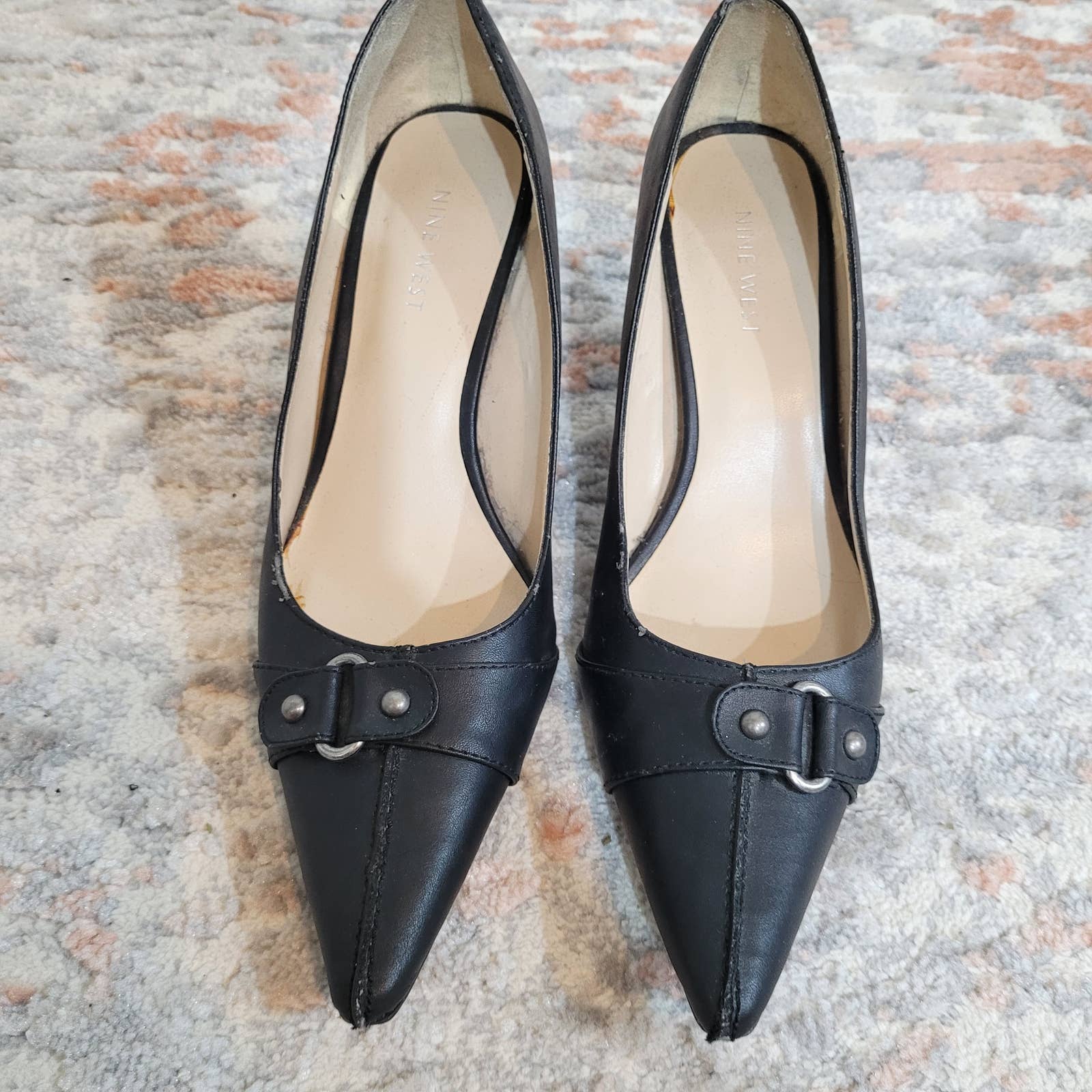 Nine West Rochell Black Heels - Size 7