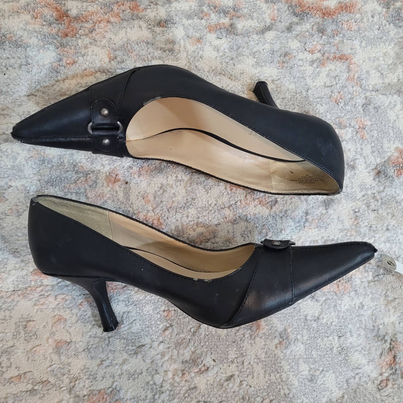 Nine West Rochell Black Heels - Size 7