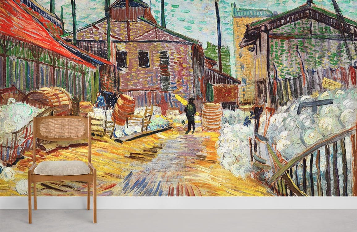 Papier peint de peinture à l'huile