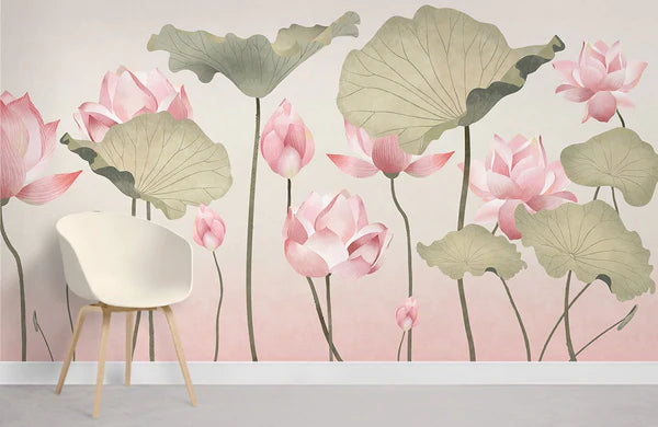 Papier peint Fleur de lotus 