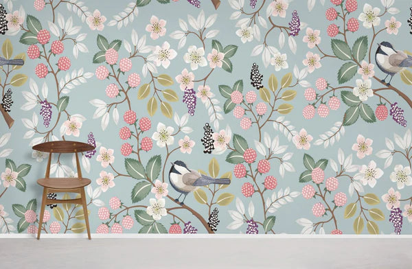 Papier peint de fleurs