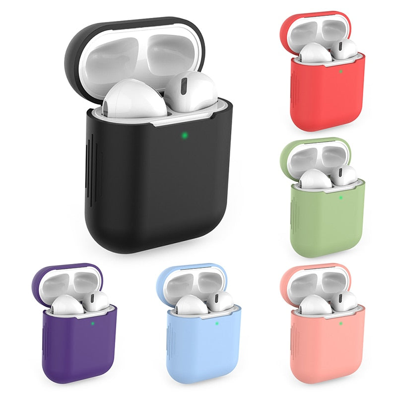 Silicone Earphone Cases For Airpods 1/2, Airpods Case Headphones Case Protective Case For Apple Airpods 1/2 Airpods Covers