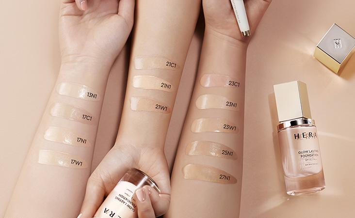 HERA GLOW LASTING FOUNDATION SPF 25 / PA++ 35ml (12 Colors)