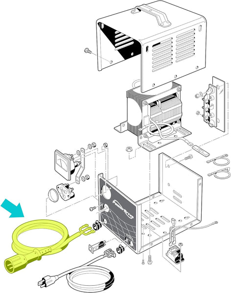 EZGO golf cart charging cable wiring diagram