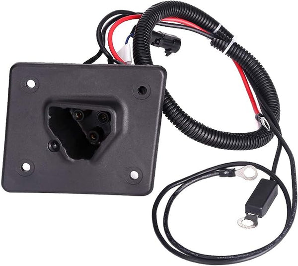 Golf Cart 48 Volt Battery Charger Receptacle for EZGO RXV & TXT 2008-up Electric