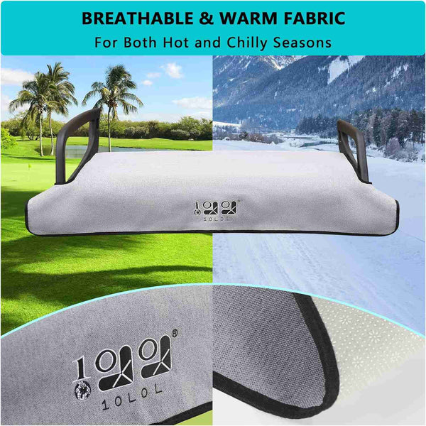 10L0L Universal Golf Cart Seat Cover Blanket Cushion Cover