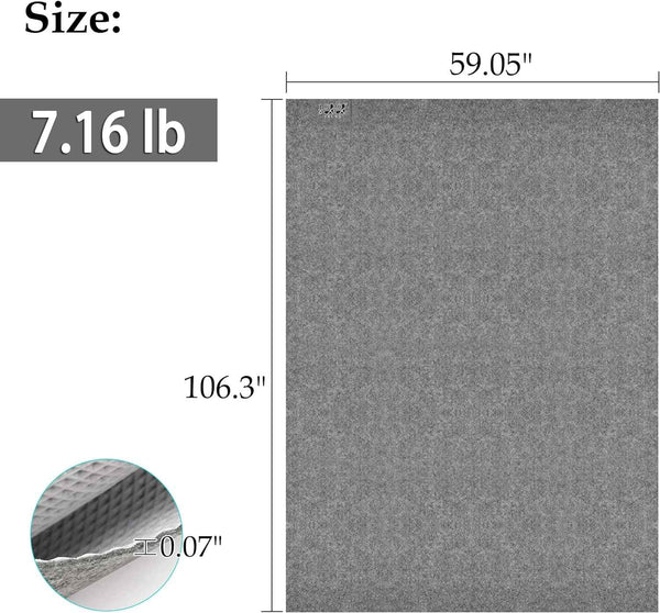 golf cart garage mat size