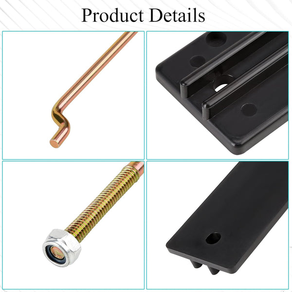 Golf Cart Battery Hold Down Plate and Rod kit for Club Car DS and Carryall Electric 1998-2005|10L0L