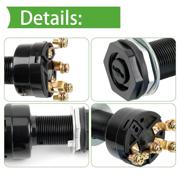 Golf Cart Ignition Switch with Keys for Club Car DS