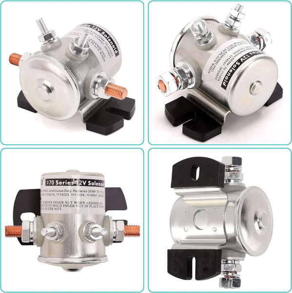 12V Solenoid Relay 4 Terminal Continuous Duty