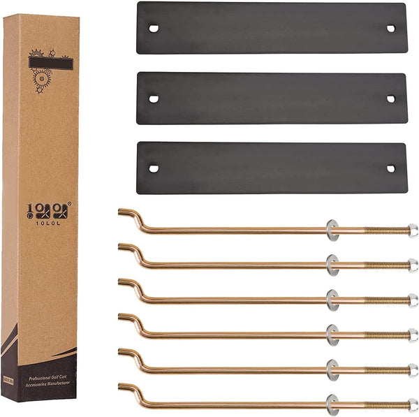 Golf Cart Battery Hold Down Plate and Rod kit