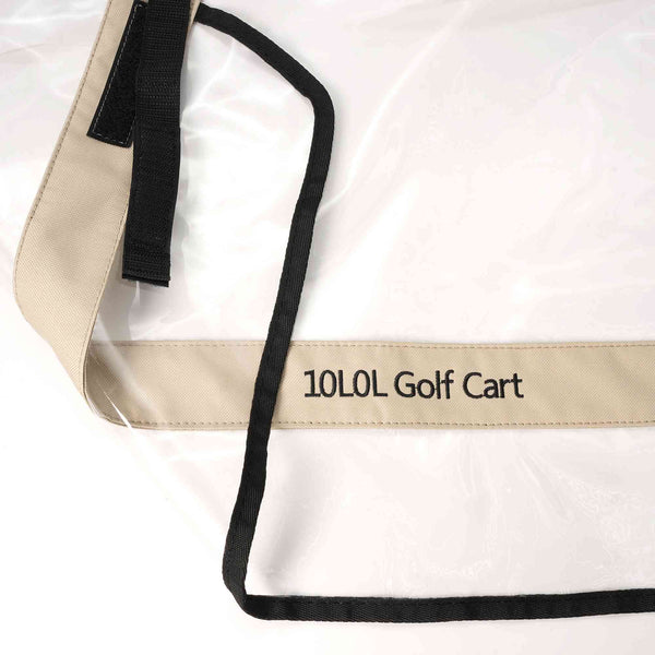 10L0L Golf Cart Windshield for EZGO TXT Portable Foldable PVC Clear Windshield