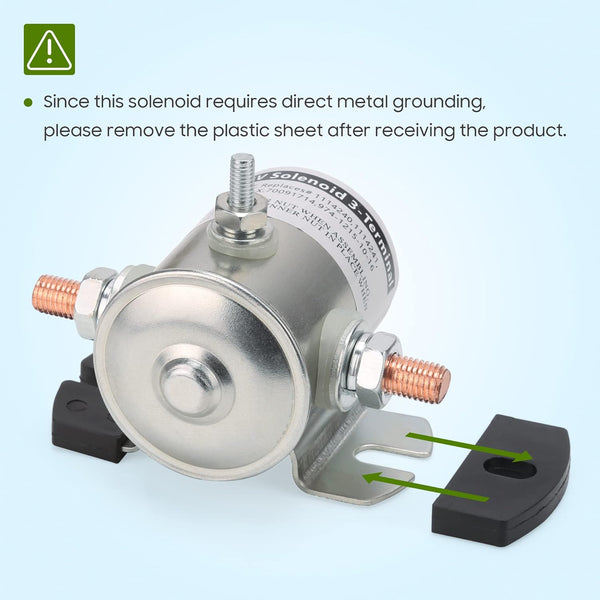 12V Solenoid Relay for Golf Cart, Marine, Winch,
