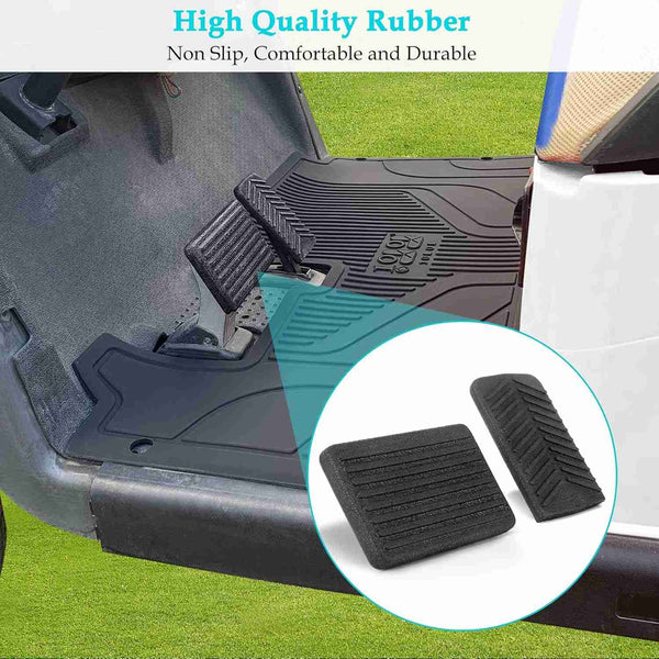 Rubber pedal pad cover for EZGO RXV 2008-up gas and electric golf carts