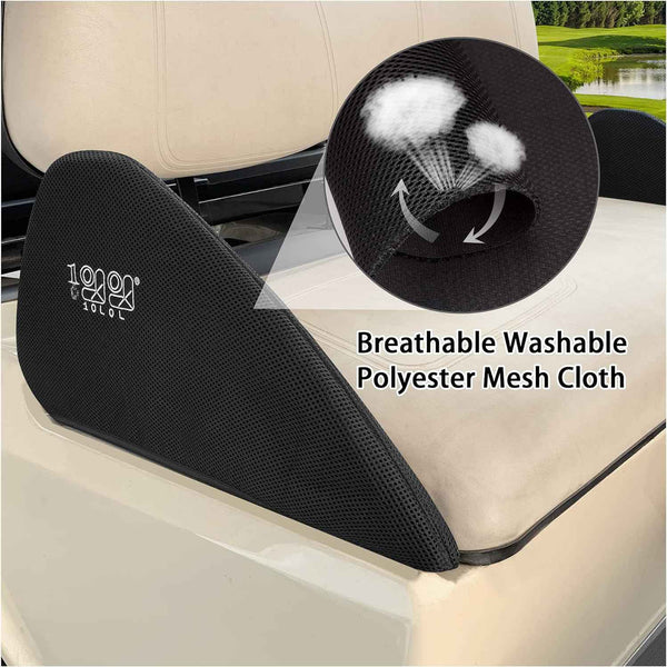 Front Seat Armrest Cover Breathable Washable Polyester Mesh Cloth Armrest Cover for Club Car DS|10L0L