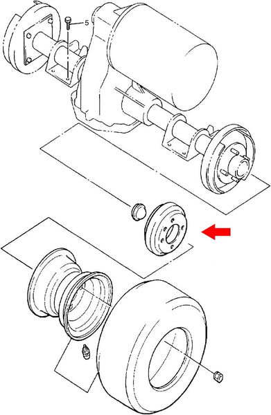 Golf Cart Brake Drum Installation