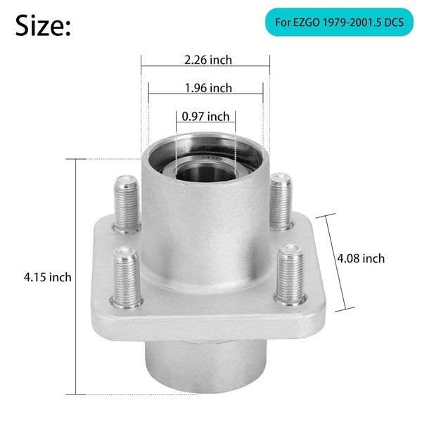 Golf Cart Wheel Hub Assembly Size