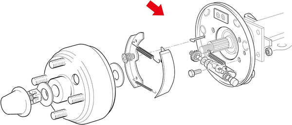 Golf cart brake installation diagram