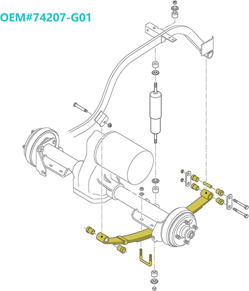 10L0L Heavy Duty 4 Leaf Rear Spring Kit Wiring diagram