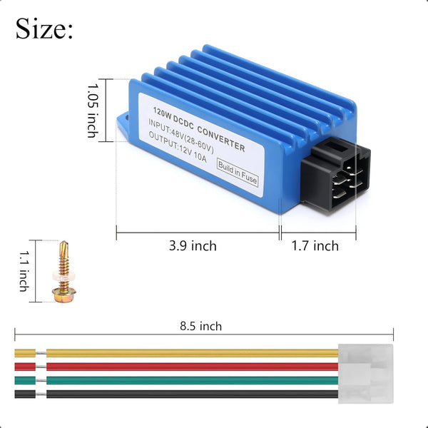 Voltage Reducer for EZGO Yamaha Club Car