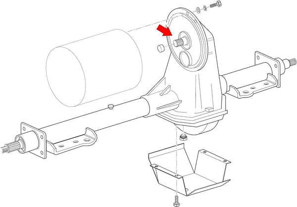 Golf Cart Input Shaft Kit for EZGO TXT & Medalist 1994-up Marathon 1988-1994 Electric|10L0L