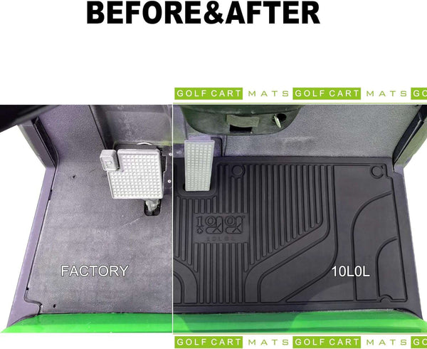 Wear-resistant golf cart floor mats suitable for Yamaha G29 Drive/Drive 2