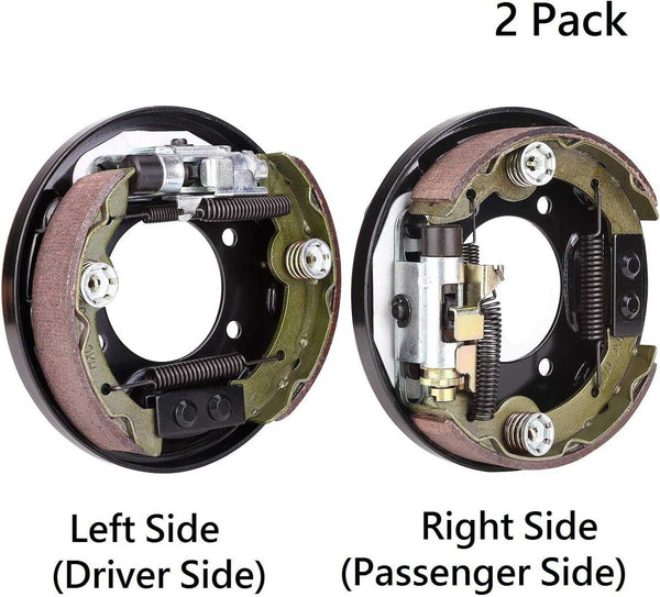 Golf Cart Brake Shoes Rear Set Fit EZGO TXT PDS 1996-up Yamaha 1993-up G9 G14 G16 G19-G22