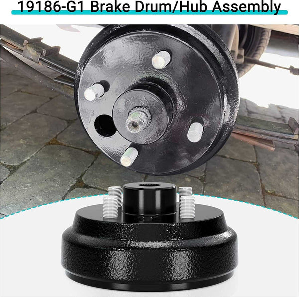 Golf Cart Brake Drum Hub Assembly