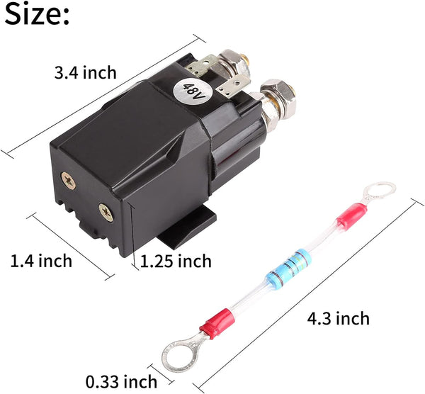 48 Volt Golf Cart Solenoid Size