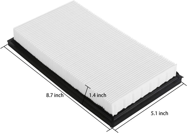 Golf Cart Air Filter Element Size