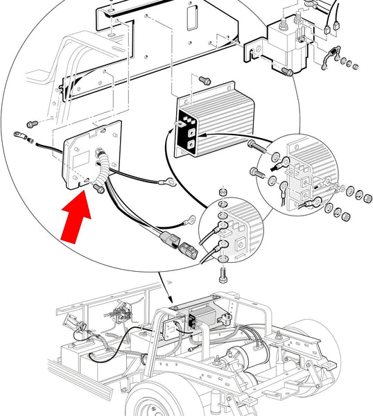 Golf Cart On Board Computer for Club Car Precedent 48Volt|10L0L