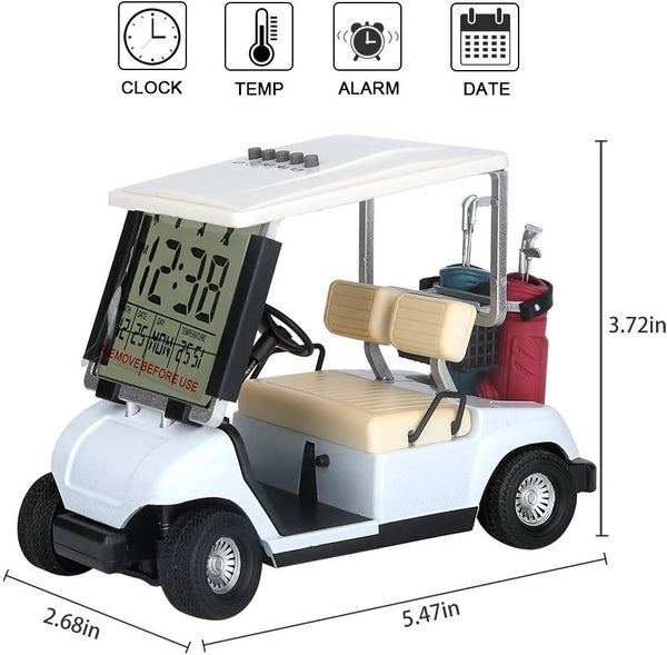 golf cart clock size