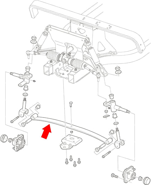 Club Car Golf Cart Leaf Springs for DS & Precedent