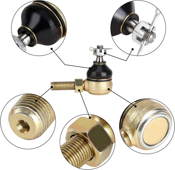Golf Cart Tie Rod End Kit for Club Car DS 1976-2008 Gas & Electric|10L0L
