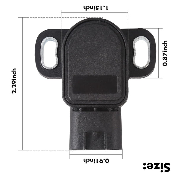 Yamaha G29 Golf Cart Throttle Position Sensor Size