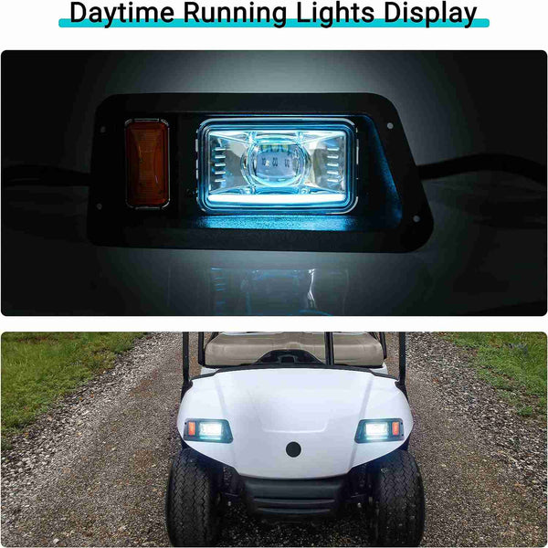 Golf Cart LED Light Kit 12V-48V Daytime Running Light Fits Yamaha G14 G16 G19 G22|10L0L