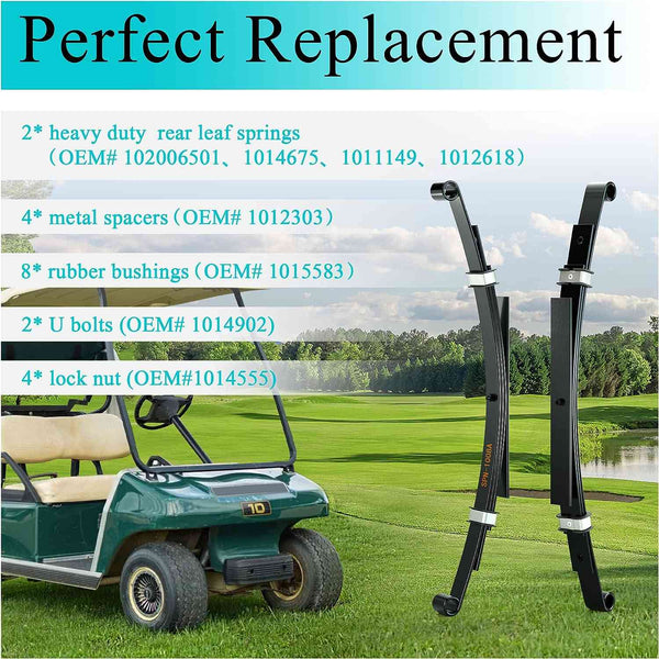 golf cart heavy duty leaf springs