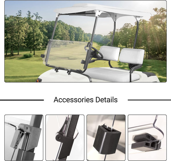 Yamaha G22 Drive Golf Cart Clear Golf Cart Windshield