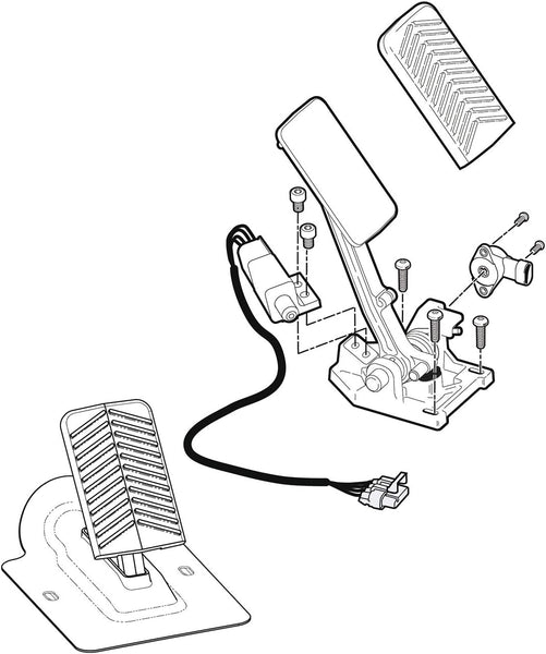 Golf Cart EZGO Accelerator and Brake Pedal Sensor