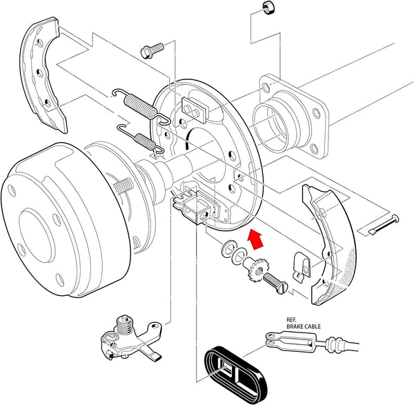 Club Car Golf Cart Brake Pad Installation