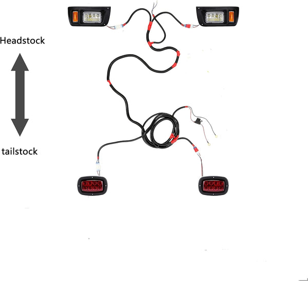 Club Car DS Light Kit Wiring