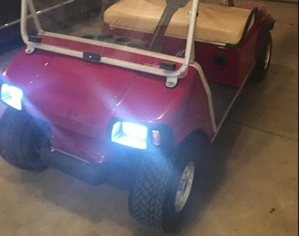 Club Car DS headlight brightness display