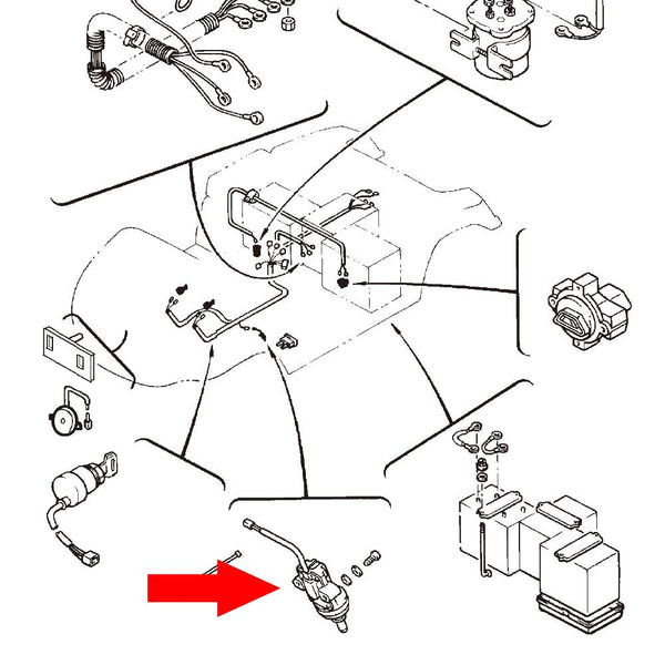 Golf Cart Stop Switch for Yamaha