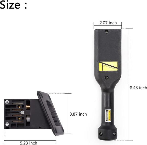 Golf cart charger plug size