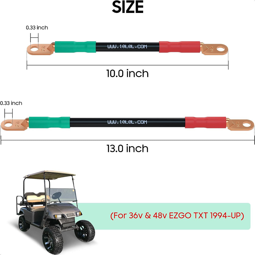Golf Cart Battery Cables 4 Gauge