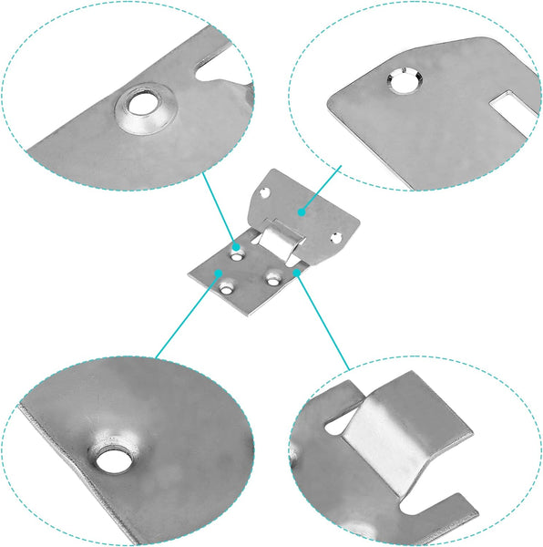 Golf Cart Seat Bottom Hinge Plate for EZGO TXT Medalist 1995-up G&E|10L0L
