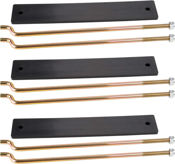 Golf Cart Battery Hold Down Plate and Rod kit for Club Car DS and Carryall Electric 1998-2005|10L0L