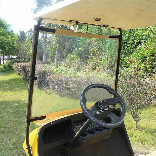 Lightweight Foldable Golf Cart Windshield Fits EZGO TXT Golf Cart