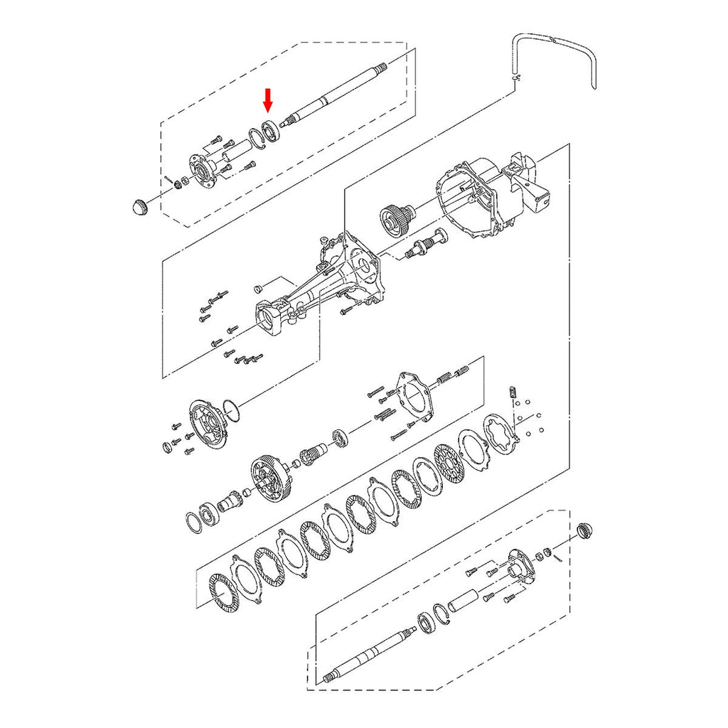Golf Cart Rear Axle Bearing