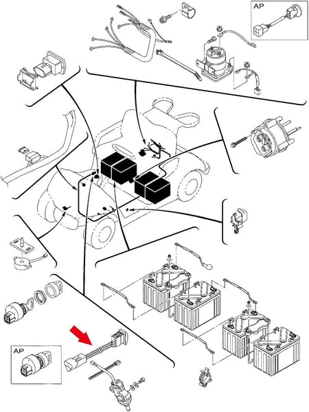 Golf Carts Forward Reverse Switch for Yamaha 2003-2007 G22 G29 2007-2014|10L0L